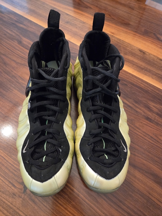 VINTAGE 2011 Nike Air Foamposite Pro Electric Green Men\'s Size 13 RARE !! main image 4